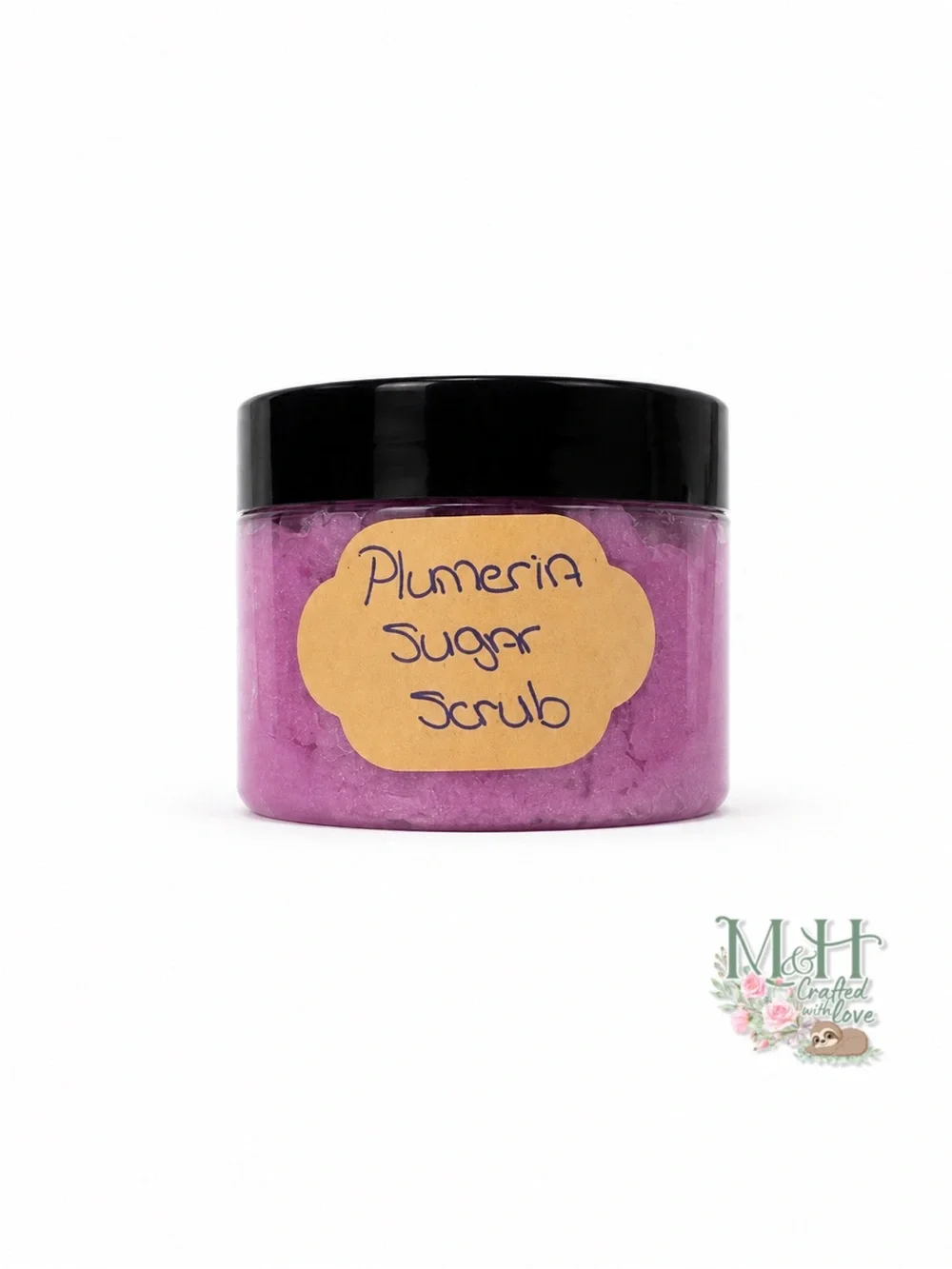 Plumeria Sugar Scrub - Purple Exfoliating Body Scrub